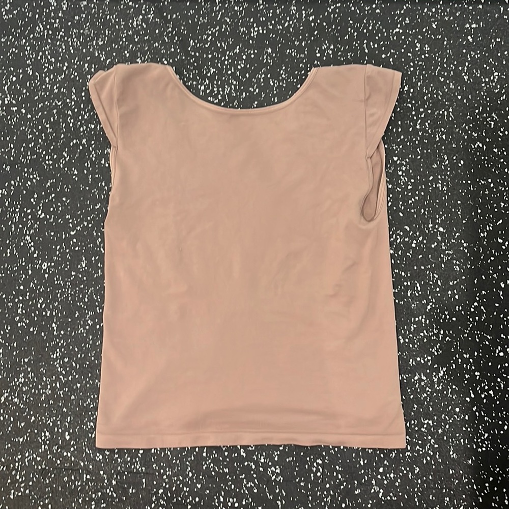 Brown Backless top